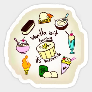 Vanilla Sticker